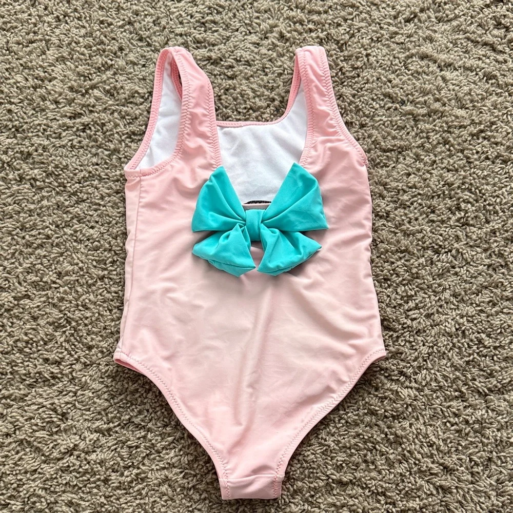Flapdoodles Light Pink Swimsuit - Picture 3 of 3